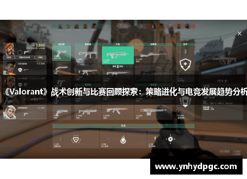 《Valorant》战术创新与比赛回顾探索：策略进化与电竞发展趋势分析